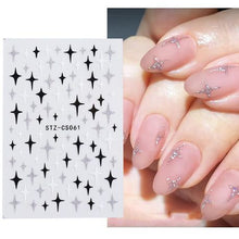 Load image into Gallery viewer, 25 Sheets Nail Stickers Self-Adhesive Nail Art Stickers
