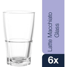 Load image into Gallery viewer, Leonardo Glass Tumbler for Caffe Latte or Iced Coffee SENSO 390ml: Set of 6
