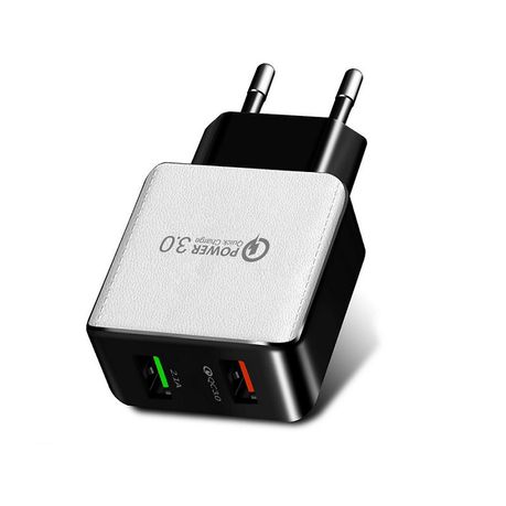 GetGo QC3.0 Fast Charging Dual USB Wall Adapter Buy Online in Zimbabwe thedailysale.shop