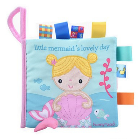 Soft Baby Label Cloth Book - Little Mermaid's Lovely Day Buy Online in Zimbabwe thedailysale.shop