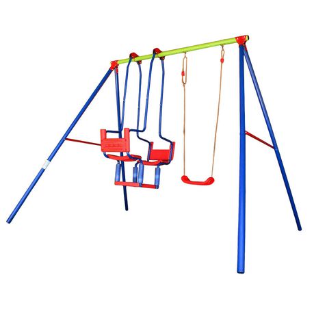 Metal Swing Set Double (Lawn Seat & Swing Chair) Buy Online in Zimbabwe thedailysale.shop