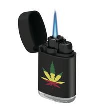 Load image into Gallery viewer, Zengaz Mega Jet Turbo Flame Lighter Leaf Raste
