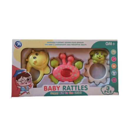 Baby Rattles 3 Pieces Buy Online in Zimbabwe thedailysale.shop