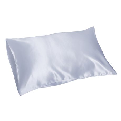 Satin Works White Satin Pillow Case - Standard