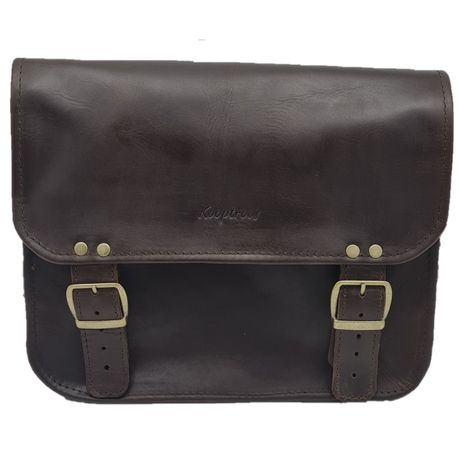 Genuine Leather Handbag - Aaronskelk (Dark Brown) Buy Online in Zimbabwe thedailysale.shop