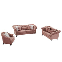 Load image into Gallery viewer, LUX Padded 2 Seater Sofa Pink
