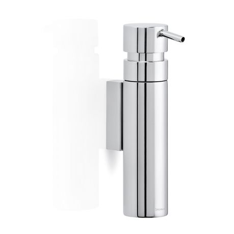 blomus Soap Dispenser Wall Mounted Gloss Stainless-Steel Small 100ml NEXIO Buy Online in Zimbabwe thedailysale.shop