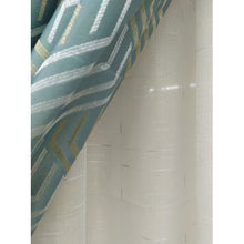 Load image into Gallery viewer, Curtain Set - 5m Elements Blue + 5m Tiny Dash Voile Grey
