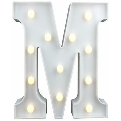 LED Lights Letter -M Buy Online in Zimbabwe thedailysale.shop