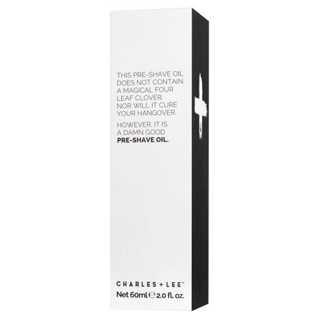 Charles & Lee Pre-Shave Oil 60ml Buy Online in Zimbabwe thedailysale.shop