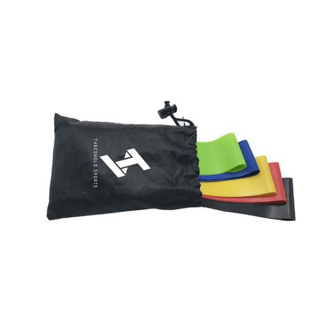 Threshold Sports Set of 5 Resistance Bands with Storage Bag Buy Online in Zimbabwe thedailysale.shop