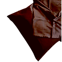 Load image into Gallery viewer, Zanya Satin limited edition Chocolate Pillow Slips
