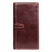 Load image into Gallery viewer, Nuvo - Brown Genuine Leather Travel Wallet 153
