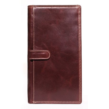 Nuvo - Brown Genuine Leather Travel Wallet 153