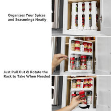 Load image into Gallery viewer, Cabinet Slide Out &amp; Rotate Spice Cosmetic Organiser
