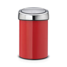 Load image into Gallery viewer, Brabantia Touch Bin 3 litre - Passion Red/Bril Lid
