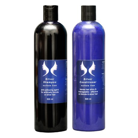 African Beauty Secret Combination Silver Shampoo and Conditioner 500ml each