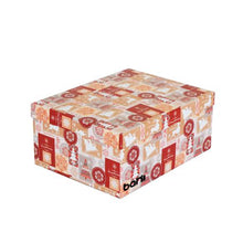 Load image into Gallery viewer, bani - Red Christmas Wrap - 10 Piece Nesting Gift Box Set with Lid
