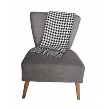 Load image into Gallery viewer, Nordic Houndstooth Decorative Knitted Throw
