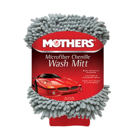 Mothers Microfiber Chenille Wash Mitt - 1 Piece