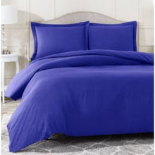 Load image into Gallery viewer, Wrinkle Resistant Luxury Hotel Duvet Cover Set Double: Royal Blue
