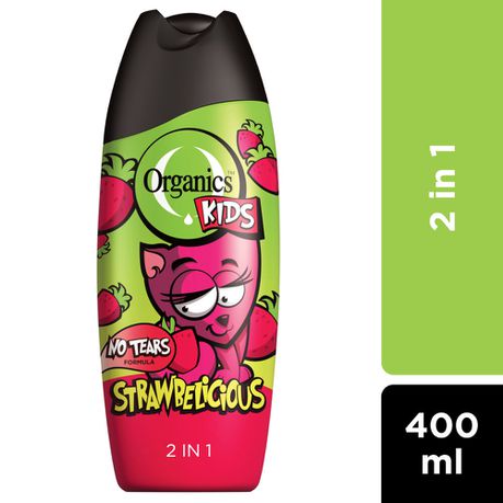 Organics For Kids Strawbelicious 2-in-1 Shampoo and Conditioner 400ml Buy Online in Zimbabwe thedailysale.shop