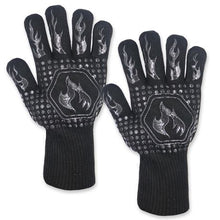 Load image into Gallery viewer, Yowie - Braai Gloves / Oven Mitts - Extreme Heat Resistance to 500C (Black)
