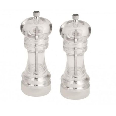 Acrylic Salt & Pepper Grinders Set of 2 (150mm) Buy Online in Zimbabwe thedailysale.shop