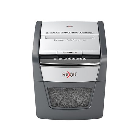 Rexel Optimum AutoFeed 45X Automatic Cross Cut Paper Shredder Buy Online in Zimbabwe thedailysale.shop