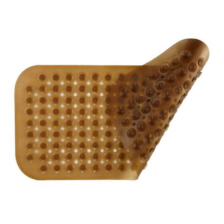 Non-Slip PVC Bathroom Bath/Shower Mat Polka Dot Texture Brown Medium Buy Online in Zimbabwe thedailysale.shop