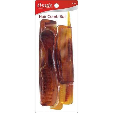 Annie - Family Comb Set Tortoise - 6 Pack Buy Online in Zimbabwe thedailysale.shop