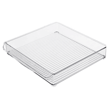 Load image into Gallery viewer, (JD-8103S) Storage Organising Fridge Bin Clear Acrylic Square Small
