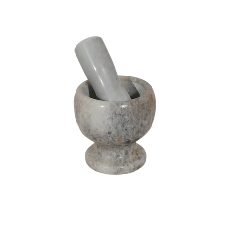 Mortar & Pestle Marble Natural Buy Online in Zimbabwe thedailysale.shop