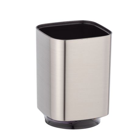 Wenko - Toothbrush Tumbler - Auron Range - Plastic - Silver Buy Online in Zimbabwe thedailysale.shop