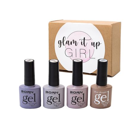 Glam It Up Girl/UV/LED Gel Nail Polish - Shades of Grey Buy Online in Zimbabwe thedailysale.shop