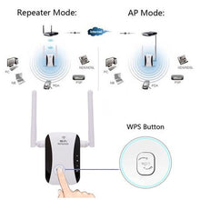 Load image into Gallery viewer, Office and Home wireless Wifi extender &amp; repeater Range upto 300mbps
