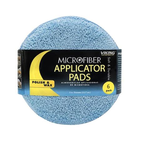 Viking Car Care Microfiber Application Pads - 6 Pack Buy Online in Zimbabwe thedailysale.shop