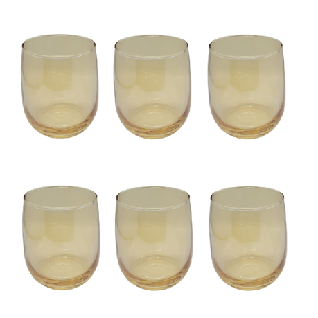 CSO - Diamonds Glass Set - Set Of 6