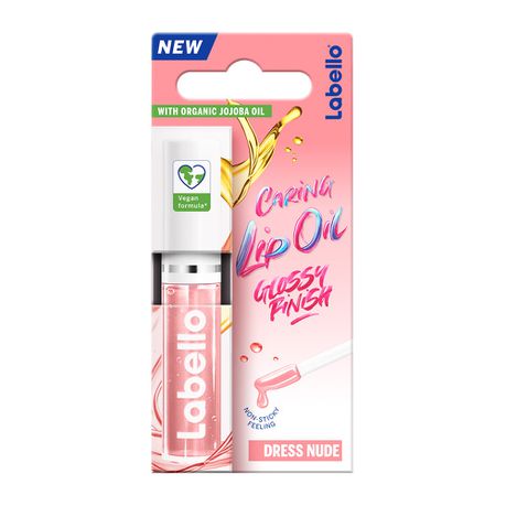 LABELLO Caring Lip Oil - Dress Nude (Lip Care / Lip Balm) - 5.1g Buy Online in Zimbabwe thedailysale.shop