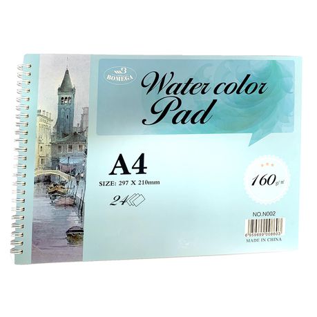 Watercolour Pad - 24 sheets - 160gsm Buy Online in Zimbabwe thedailysale.shop