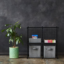 Load image into Gallery viewer, Gretmol 4 Cube Modular Wire Storage - Black
