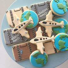 Load image into Gallery viewer, Airplane and Helicopter Stainless Steel Cookie Cutter Set
