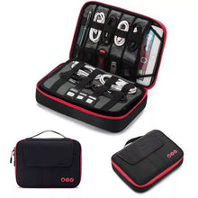 Load image into Gallery viewer, iDemoo Electronic Accessory Storage Bag - Organiser - Charcoal Black
