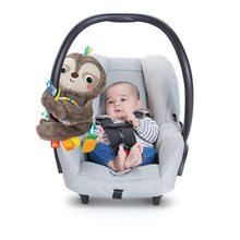 Load image into Gallery viewer, Bright Starts Slingin’ Sloth Travel Buddy On-the-Go Plush Attachment
