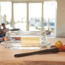 Load image into Gallery viewer, Leonardo Butter Dish in Clear Glass CIAO Oval
