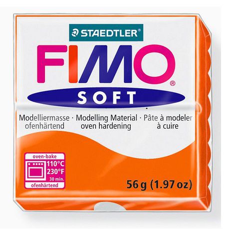 Staedtler Mod. clay Fimo soft tangerine 57g Buy Online in Zimbabwe thedailysale.shop