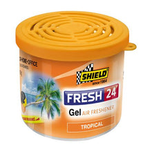 Load image into Gallery viewer, Shield -Fresh 24 Gel Air Freshener 80 G - Tropical - 12 Pack
