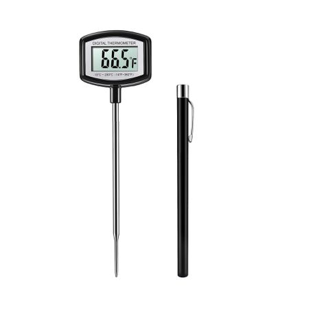 Stainless Steel Digital Cooking Thermometer with Instant Read Sensor Buy Online in Zimbabwe thedailysale.shop