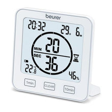 Load image into Gallery viewer, Beurer Thermo Hygrometer: Temperature, Humidity, Date, Time, Timer - HM 22
