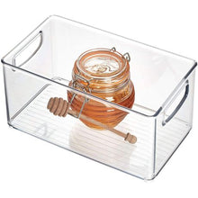 Load image into Gallery viewer, (JD-TX303) Storage Organising Fridge Bin Clear Acrylic Small
